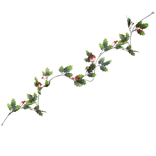 Beistle 6ft. Holly & Berry Garland